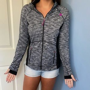 Grey Zip Up Athletic Jacket
